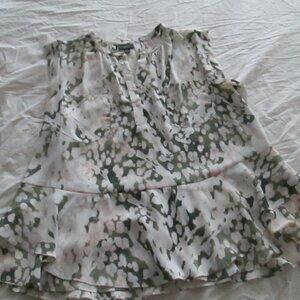 Blouse - Mossimo - sleeveless top multi w/peplum